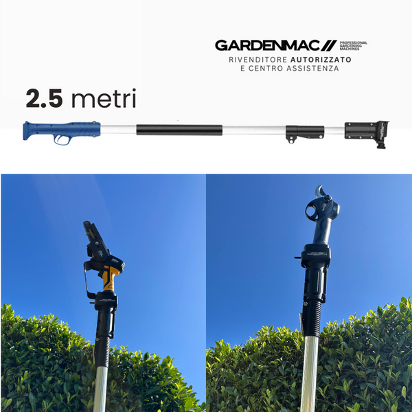 Asta telescopica XL per forbici e potatori / 2.5 metri